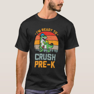 Kinder, für die ich bereit bin, vor dem K Dinosaur T-Shirt