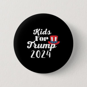 Kinder für die Wahl Trumps 2024 1 Button