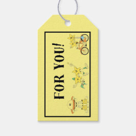 Kinder für euch stern Cartoon Gelbes Gepäck Gesche Geschenkanhänger