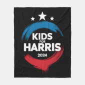 Kinder für Harris Präsident Kids Liebe Kamala Harr Fleecedecke (Vorderseite)