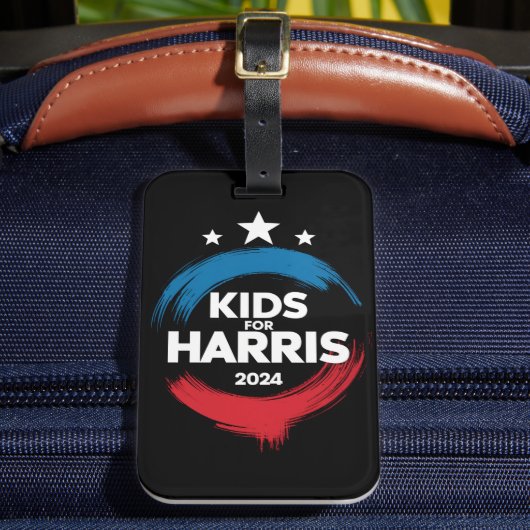 Kinder für Harris Präsident Kids Liebe Kamala Harr Gepäckanhänger (Vorderseite Insitu 2)
