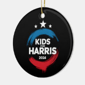 Kinder für Harris Präsident Kids Liebe Kamala Harr Keramik Ornament (Links)