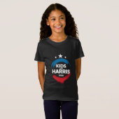 Kinder für Harris Präsident Kids Liebe Kamala Harr T-Shirt (Vorne ganz)