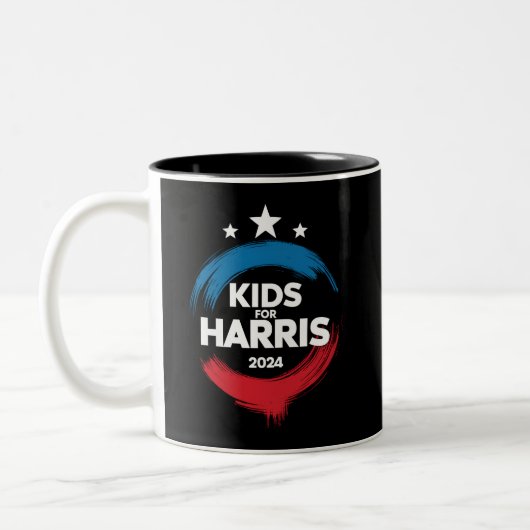 Kinder für Harris Präsident Kids Liebe Kamala Harr Zweifarbige Tasse (Links)