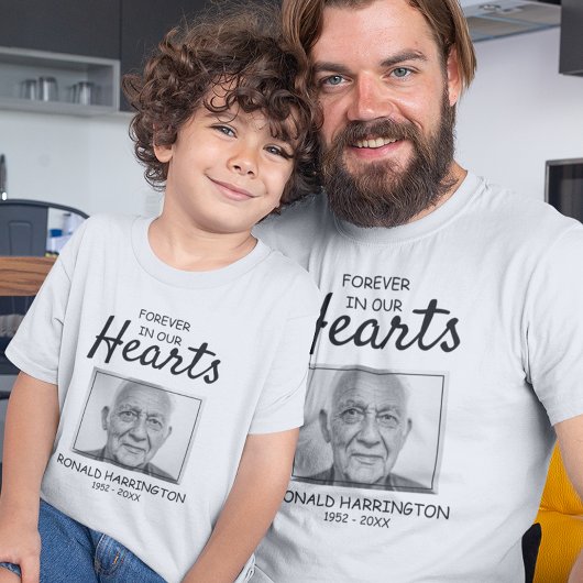 Kinder für immer in unserem Herzen | Foto Memorial T-Shirt