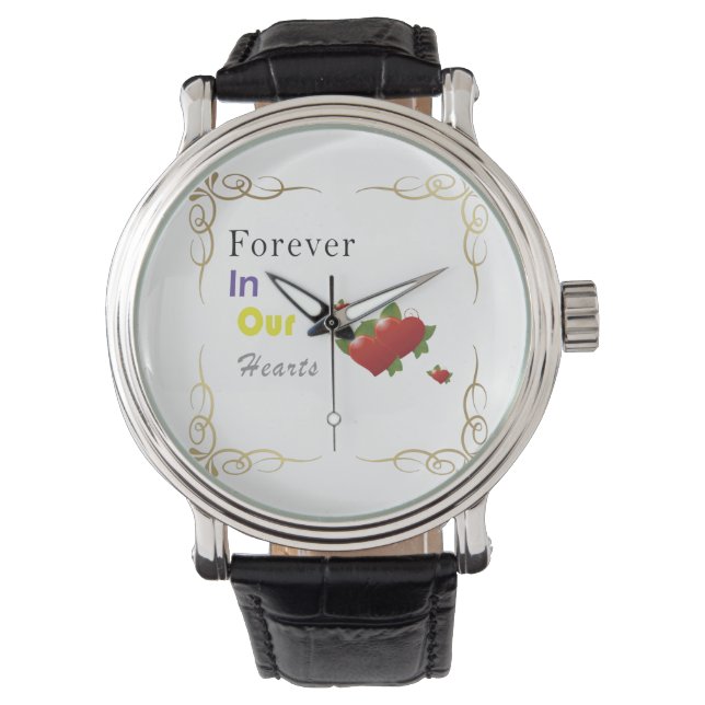 Kinder für immer in unseren Herzen eWatch Armbanduhr (Vorderseite)