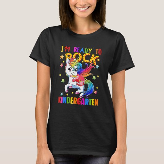 Kinder für Kinder bereit zum Rock Kindergarten Ein T-Shirt (Vorderseite)