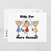 Kinder für mehr Zugang Postkarte (Vorne/Hinten)