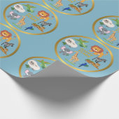 Kinder für Purim Wrapping Paper 30" Geschenkpapier (Ecke)