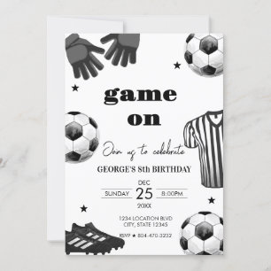 Kinder Fußball Fußball Geburtstag Einladung