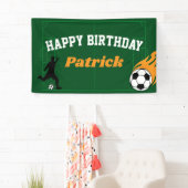 Kinder Fußball Geburtstagsparty Banner (Insitu)