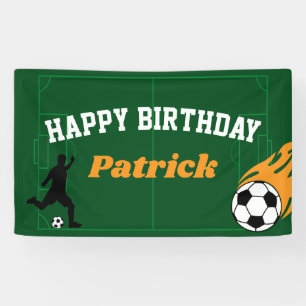 Kinder Fußball Geburtstagsparty Banner