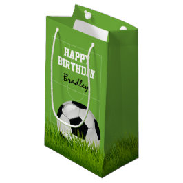 Kinder Fußball-Happy Geburtstag | PERSONALISIERT Kleine Geschenktüte