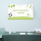 Kinder Fußball Party Banner Grüner Sport (Messeveranstaltung)