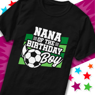 Kinder Fußball Party Nana von Birthday Boy T-Shirt