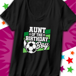 Kinder Fußball Party Tante zum Geburtstag Junge T-Shirt