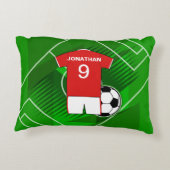 Kinder-Fußball-Schlafzimmerkollektion 1 Zierkissen (Rückseite)