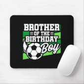 Kinder Fußballparty Bruder des Geburtstagskindes Mousepad (Mit Mouse)
