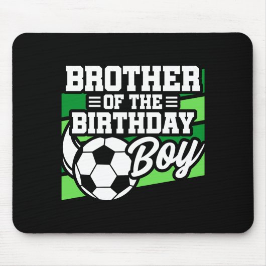 Kinder Fußballparty Bruder des Geburtstagskindes Mousepad (Vorne)