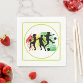 Kinder-Fußballparty  Serviette (Beispiel)