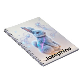 Kinder Galaxy Blue Tinted Bunny Notizblock
