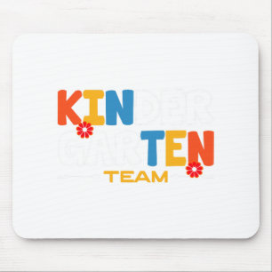 Kinder Garten Team Lehrer Zurück zur Schule Enthus Mousepad