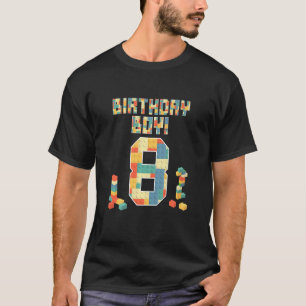 Kinder Gebäude Blockbricks 8. Geburtstag Girls Boy T-Shirt