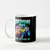 Kinder Geburtstag Junge Zeit zum Levelaufstieg Gam Kaffeetasse (Links)