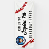 Kinder-Geburtstags-Mannschaftssport, Softball Banner (Vertikal)