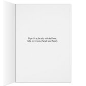 Kinder-Geburtstagskarte mit dunklen Hautprinzessin (Innen (Rechts))