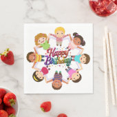 Kinder Geburtstagsparty Serviette (Beispiel)