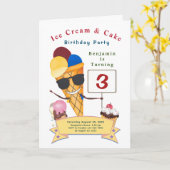 Kinder Geburtstagsparty Spaß Niedlich Karte (Gelbe Blume)