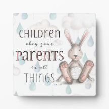 Kinder gehorchen Ihren Eltern - Spalte 3:20