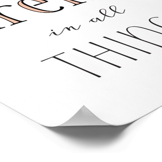 Kinder gehorchen Ihren Eltern - Spalte 3:20 Poster (Ecke)