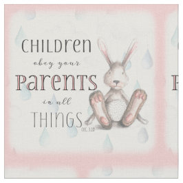 Kinder gehorchen ihren Eltern - Spalte 3:20 Stoff