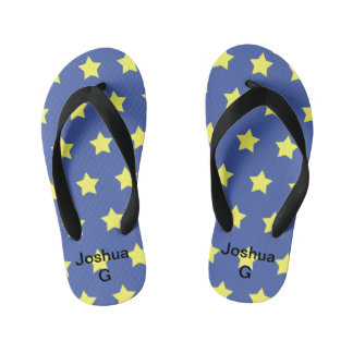 Kinder-Gelbstern-Flip-Flops Kinderbadesandalen