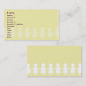 Kinder - Geschäft Visitenkarte (Vorne/Hinten)