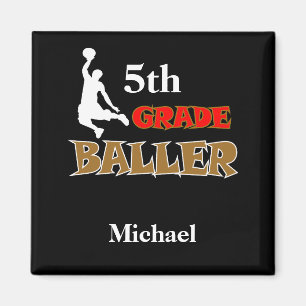 Kinder Geschenk Schule Basketball Klasse Level Mag Magnet