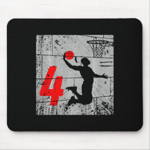 Kinder gestört 4 Jahre alt 4 Jahre Basketball Gebu Mousepad