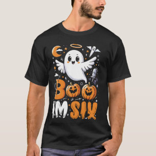 Kinder Ghost Boo I'm 3 6. Geburtstag Kinder Hallow T-Shirt
