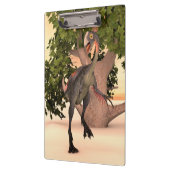 Kinder Gigantoraptor Dinosaurier Abenteuer Kunst Klemmbrett (Links)