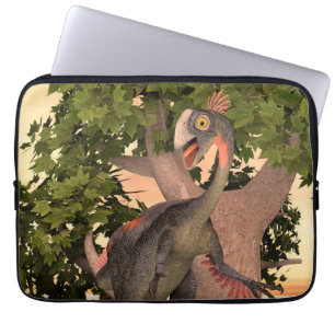 Kinder Gigantoraptor Dinosaurier Abenteuer Kunst Laptopschutzhülle