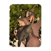 Kinder Gigantoraptor Dinosaurier Abenteuer Kunst Magnet (Vertikal)