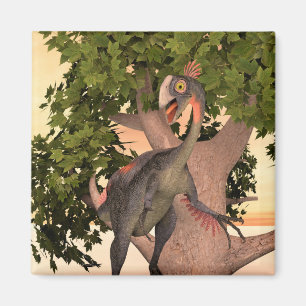 Kinder Gigantoraptor Dinosaurier Abenteuer Kunst Magnet