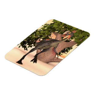 Kinder Gigantoraptor Dinosaurier Abenteuer Kunst Magnet