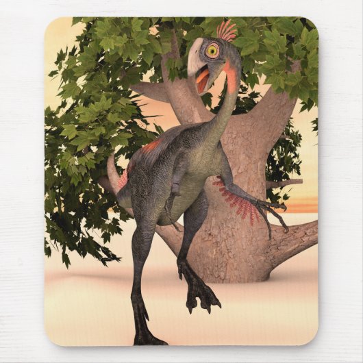 Kinder Gigantoraptor Dinosaurier Abenteuer Kunst Mousepad (Vorne)