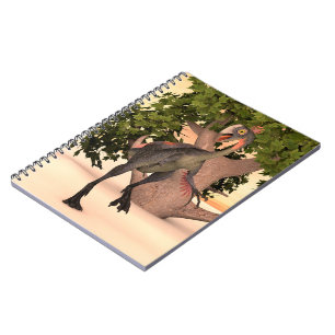 Kinder Gigantoraptor Dinosaurier Abenteuer Kunst Notizblock