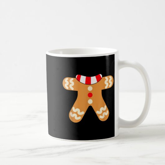 Kinder-Gingerbread-Mann-Kostüm passend zu Weihnach Kaffeetasse (Rechts)