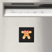 Kinder-Gingerbread-Mann-Kostüm passend zu Weihnach Magnet (In Situ (Geschirrspüler))