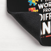Kinder Giraffe Autismus sehen Welt anders Winkel A Mousepad (Ecke)